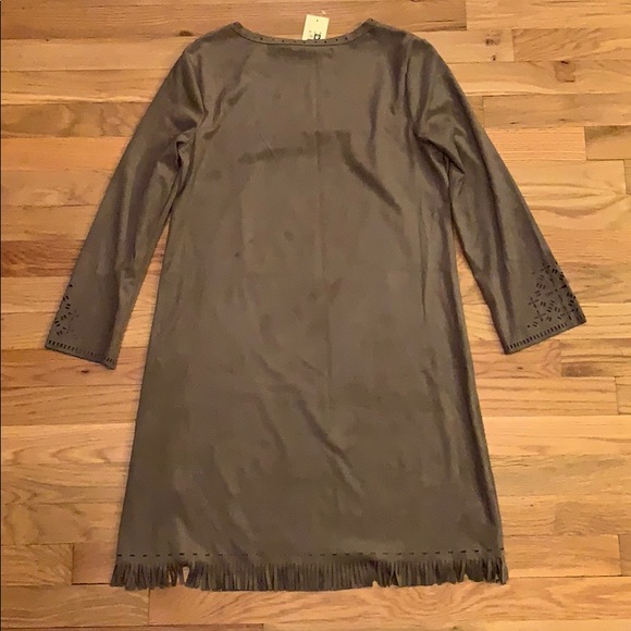 NWT! Size small faux suede Max Studio dress. - Picture 4 of 4